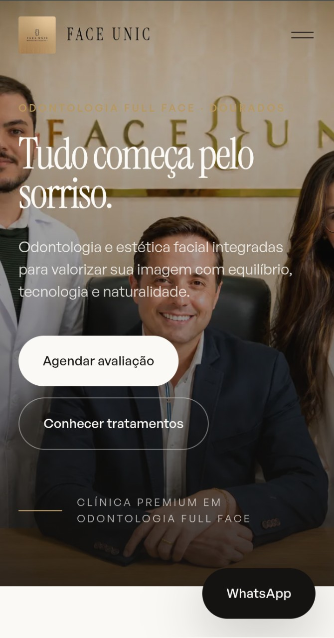 Projeto Face Unic desenvolvido pela PH Legacy